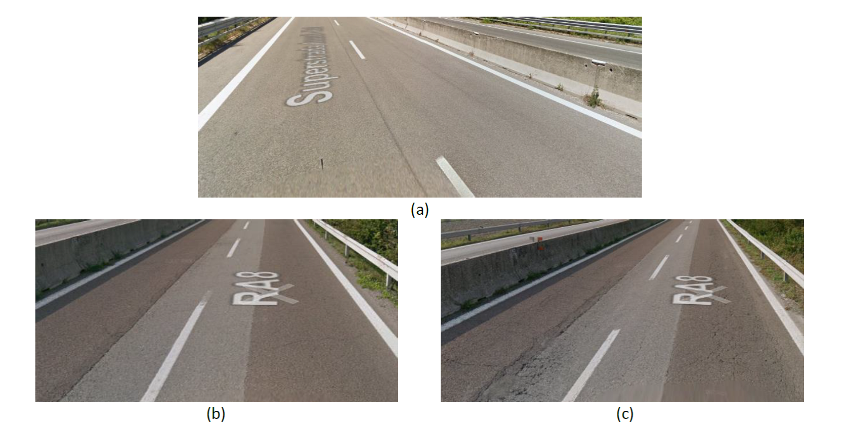 Figure 1.3.5.5 a) RA 11 (2017); b) RA 08 (2015); c) RA 11 (2017)