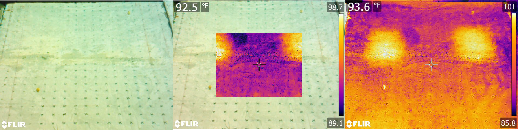 Figure 2.1.3.2.10 Image par thermographie infrarouge d’un tablier 